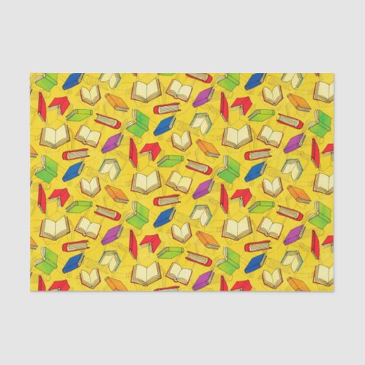 本は黄色で模造します 薄葉紙 (正面)