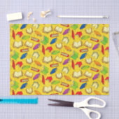 本は黄色で模造します 薄葉紙 (クラフト)