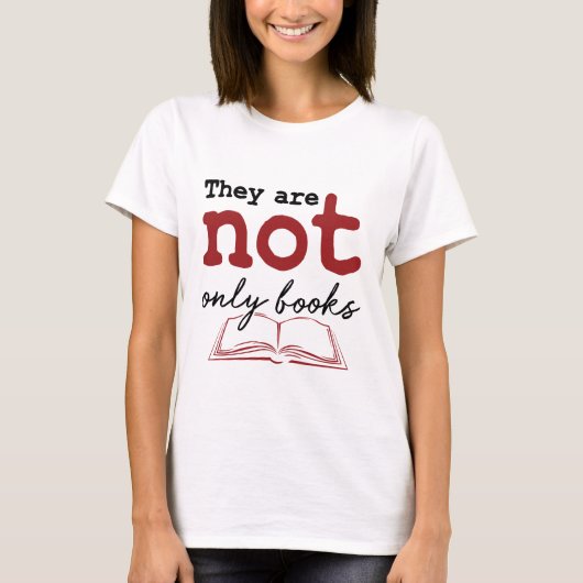 本ばかりが好読きだ Tシャツ (正面)