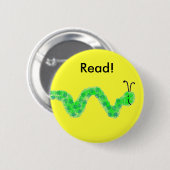 本みみず 缶バッジ (正面&裏面)