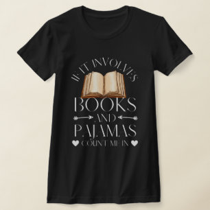 本もしとパジャマが関わる Tシャツ