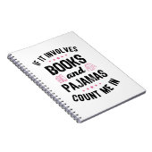 本もしとパジャマの本愛本が含まれる ノートブック (右側)