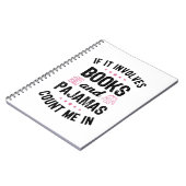 本もしとパジャマの本愛本が含まれる ノートブック (左側)