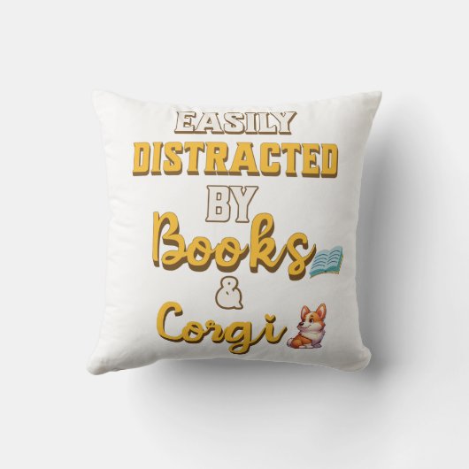 本やコルギを愛する人のための素晴らしい贈り物 クッション (裏面)