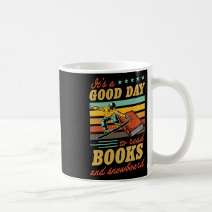 本やスノーボードの文読書には良い日だ コーヒーマグカップ