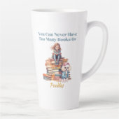 本やプードルが多すぎる カフェラテマグ (右)