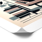 本やワインが大好きな少女 ポスター (角)