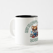 本や本を愛する人のための可愛読い贈り物 ツートーンマグカップ (正面左)