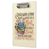 本や猫が大好きな女の子 クリップボード (左)