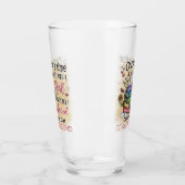 本や猫が大好きな女の子 タンブラーグラス (左)