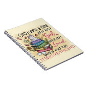 本や猫が大好きな女の子 ノートブック (右側)