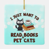 本や猫の読愛着が欲しい セラミックオーナメント (裏面)