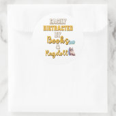 本や猫を愛する人たちへの素晴らしい贈り物 ラウンドシール (バッグ)