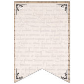 本をテーマにしたおとぎ話の赤ちゃんシャワー バンティングフラッグ (第1の旗)