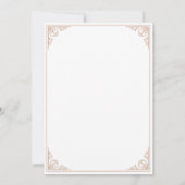 本をテーマにしたブライダルシャワーの招待状 招待状 (裏面)