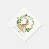 本をテーマにした赤ちゃんシャワーナプキンス春シャワー スタンダードカクテルナプキン (角)