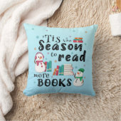 本を増やす季節読だ クッション (ブランケット)