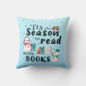 本を増やす季節読だ クッション (裏面)