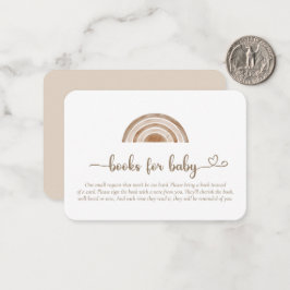 本を待ってベビー ノートカード