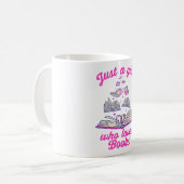 本を愛しているだけの女の子 コーヒーマグカップ (正面左)