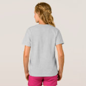 本を愛するキリン Tシャツ (裏面フル)