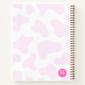 本を愛する女の子だけの名前をカスタムする ノートブック (裏面)