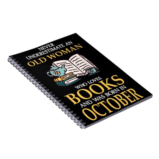 本を愛する老婆を決して過小評価しない ノートブック (右側)