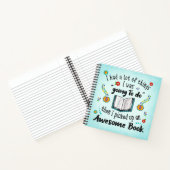 本を拾い上げ素晴らした ノートブック (内部)