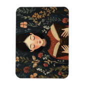 本を持った静かな瞬間 マグネット (縦)