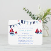 本を持ってきて、ヨット、航海、オーダーメイド エンクロージャーカード (スタンド正面)