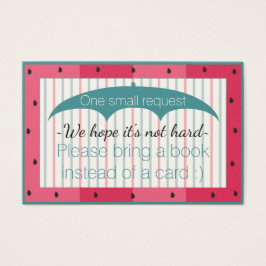 本を持って行く「スイカ」挿入カード/パーソナライズ