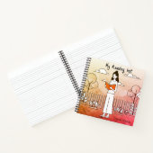 本を持つ女の子 – 読のリスト ノートブック (内部)