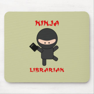 本を持つ忍者の司書 マウスパッド