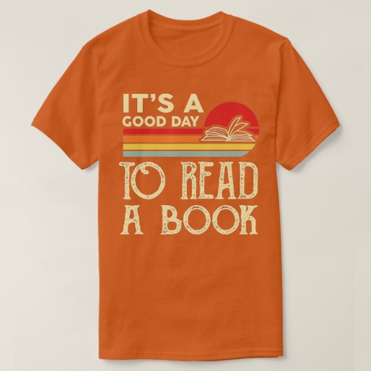 本を書くのはいい日だ読 Tシャツ (デザイン正面)