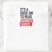 本を禁止するのは良読い日だ ラウンドシール (バッグ)