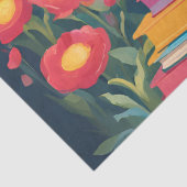 本を積み重ねた猫 薄葉紙 (詳細)