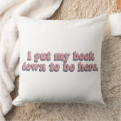 本を置いてここに来るのが面白い 本を読む クッション (ブランケット)