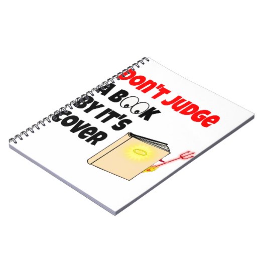 本を表紙で判断してはいけない ノートブック (左側)