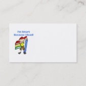 本を読むから賢いんだ 名刺 (裏面)