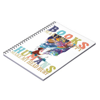 本を読むと人間が頭を傷つけると幸せになる ノートブック