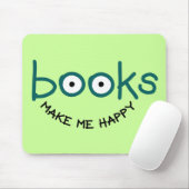 本を読むと嬉しい マウスパッド (マウス)