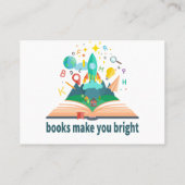 本を読むと目が覚める 名刺 (裏面)