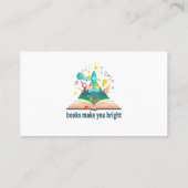 本を読むと目が覚める 名刺 (裏面)