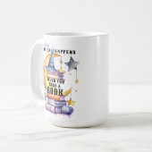 本を読むと魔法が起こる コーヒーマグカップ (正面左)