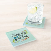 本を読むには完璧読な素晴らし日だ ガラスコースター (アングル)