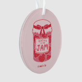 本を読むのが私の趣味 読書家 オーナメント (正面)