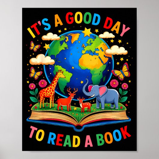 本を読むのに最適な日 読書の日 2026 子ども向けの本 ポスター (正面)