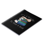 本を読むの読はおもしろい良い読日だ ノートブック (左側)