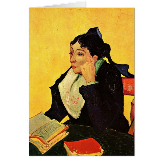本を読むジーヌ夫人(Vincent van Goghによる) (正面)