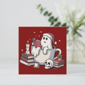本を読む幽霊 クリスマス 教師 本好き (スタンド正面)
